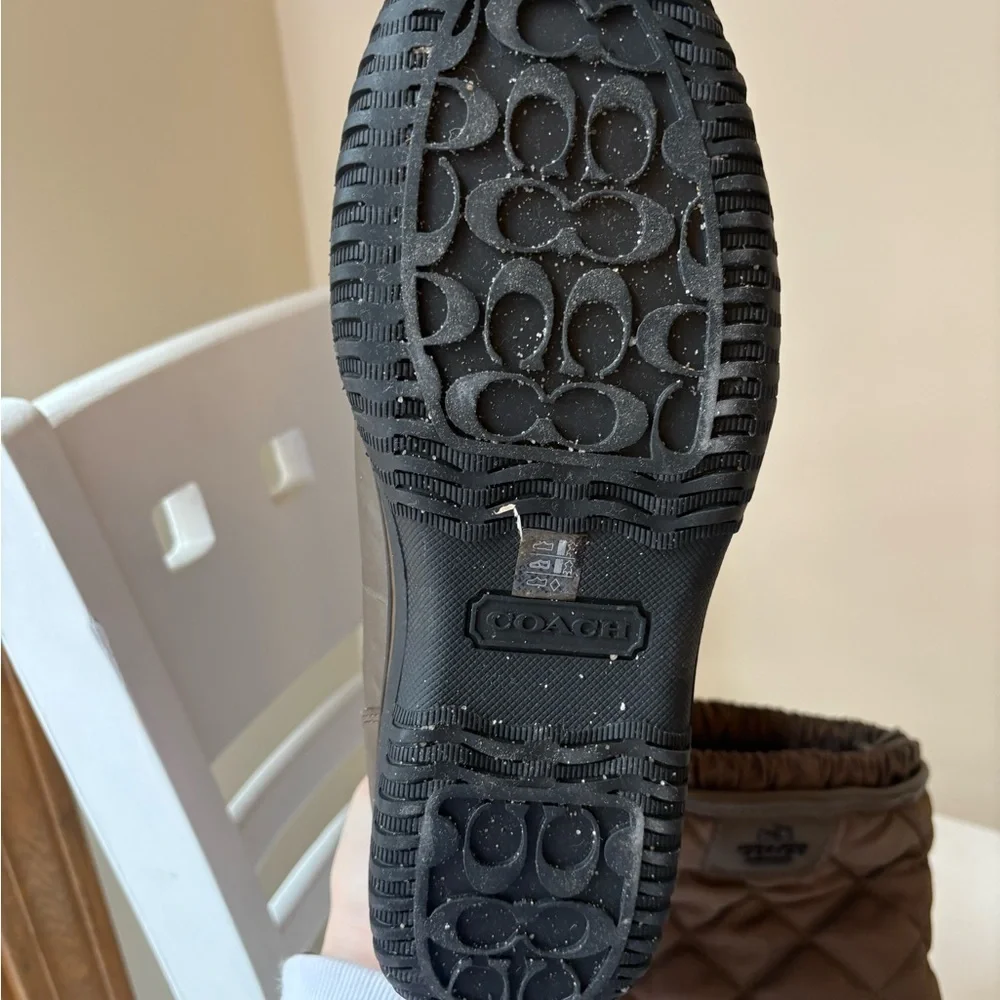 Coach Winter Boots | Quilted Weatherproof | Leather | Gorpcore Women’s Size 8